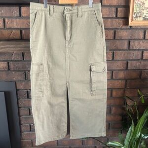 BCBG Cargo Jean Skirt